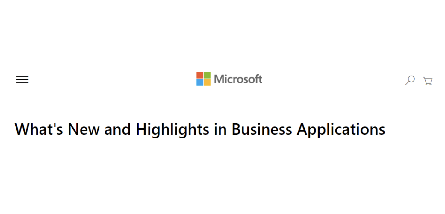 Read more about the article Learn What’s New in Business Applications